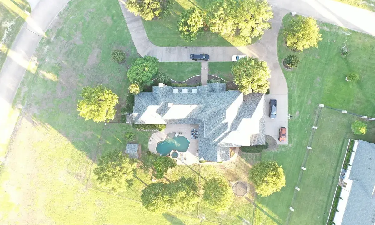 New shingle roof installation on a home in Linda